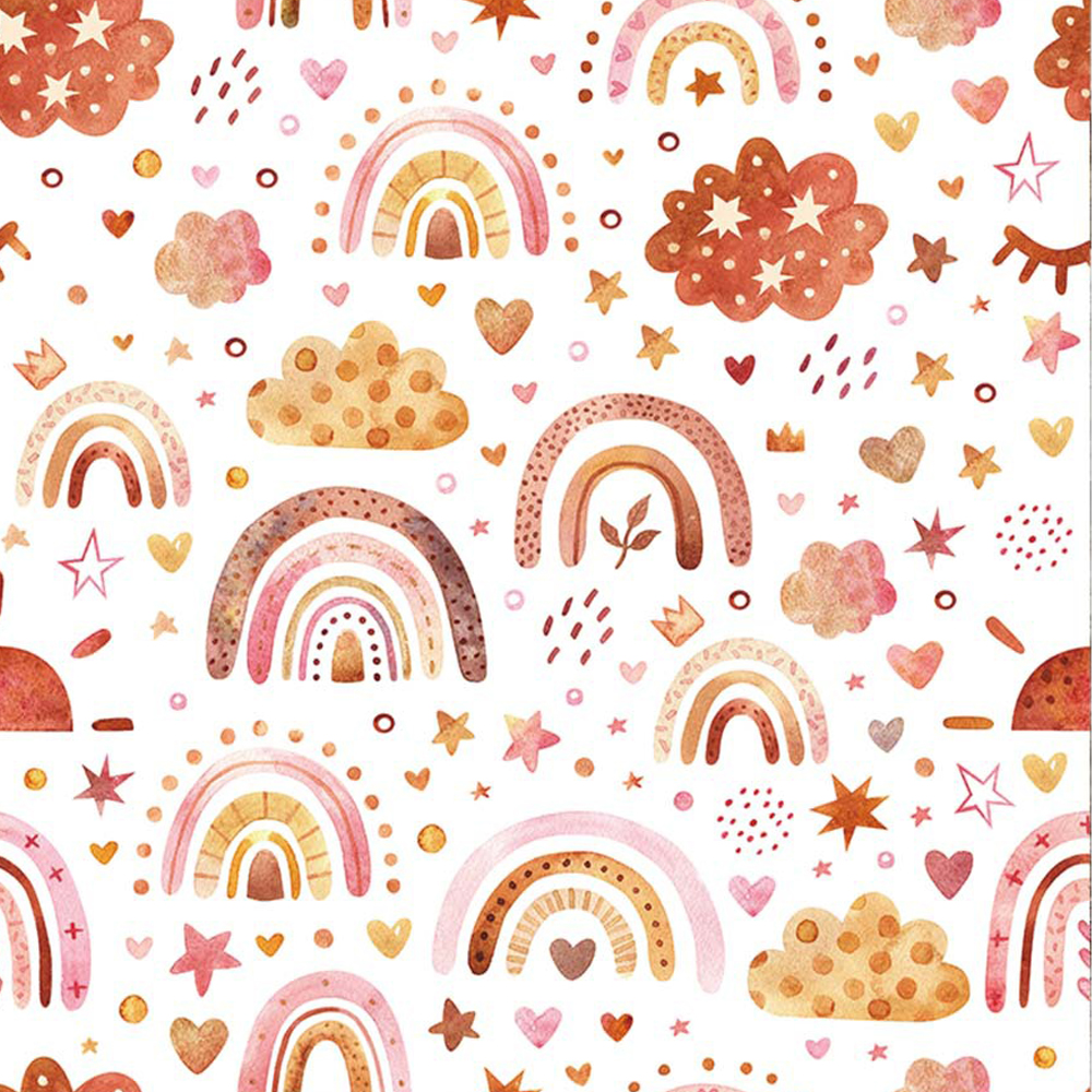 Rainbow Wallpaper Peel and Sti - Baby Nursery Wallpaper Girl recensione e prezzo