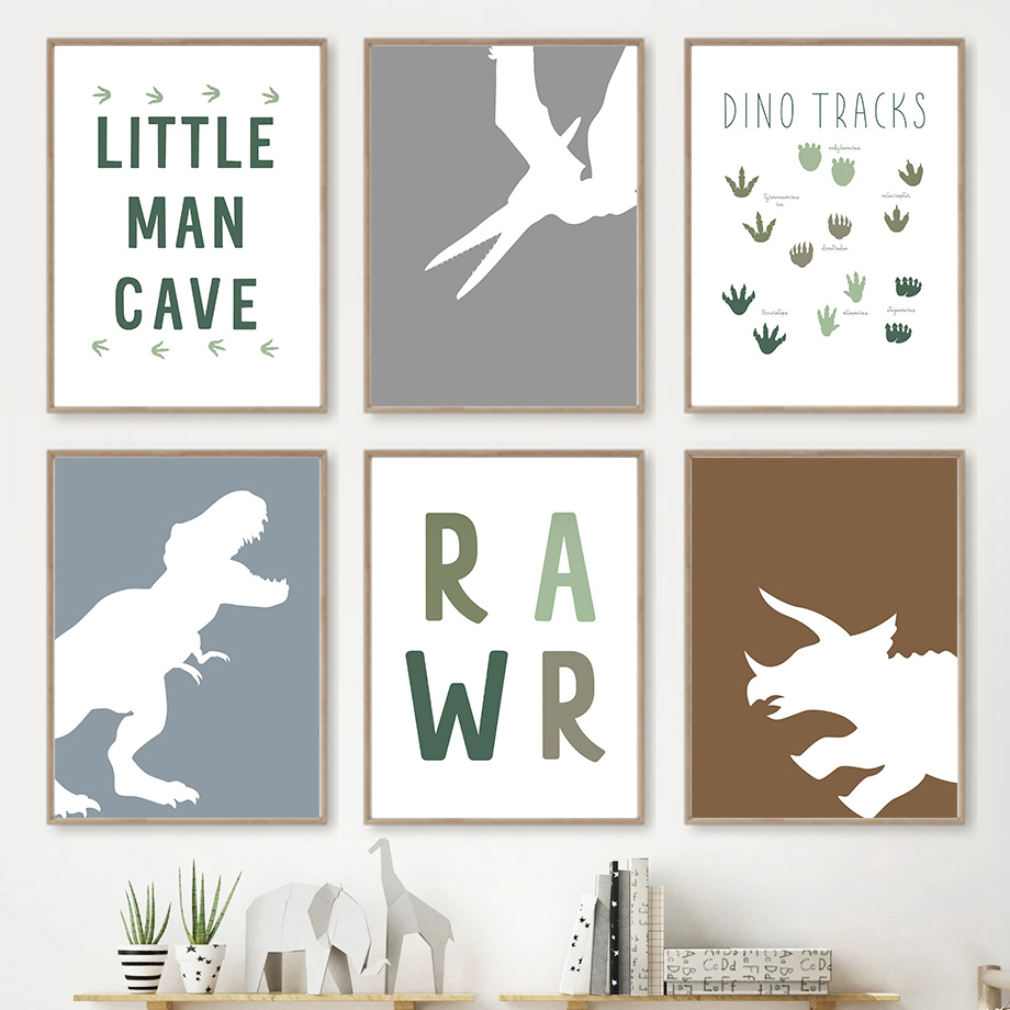 Jurassic Dinosaur Tyrannosauru - Baby Nursery Quotes Wall Art recensione e prezzo