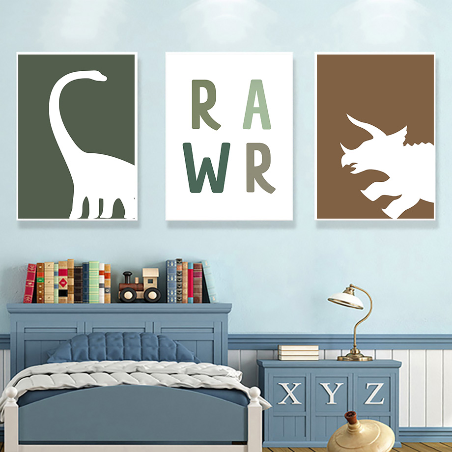 Jurassic Dinosaur Tyrannosauru - Baby Nursery Quotes Wall Art recensione e prezzo