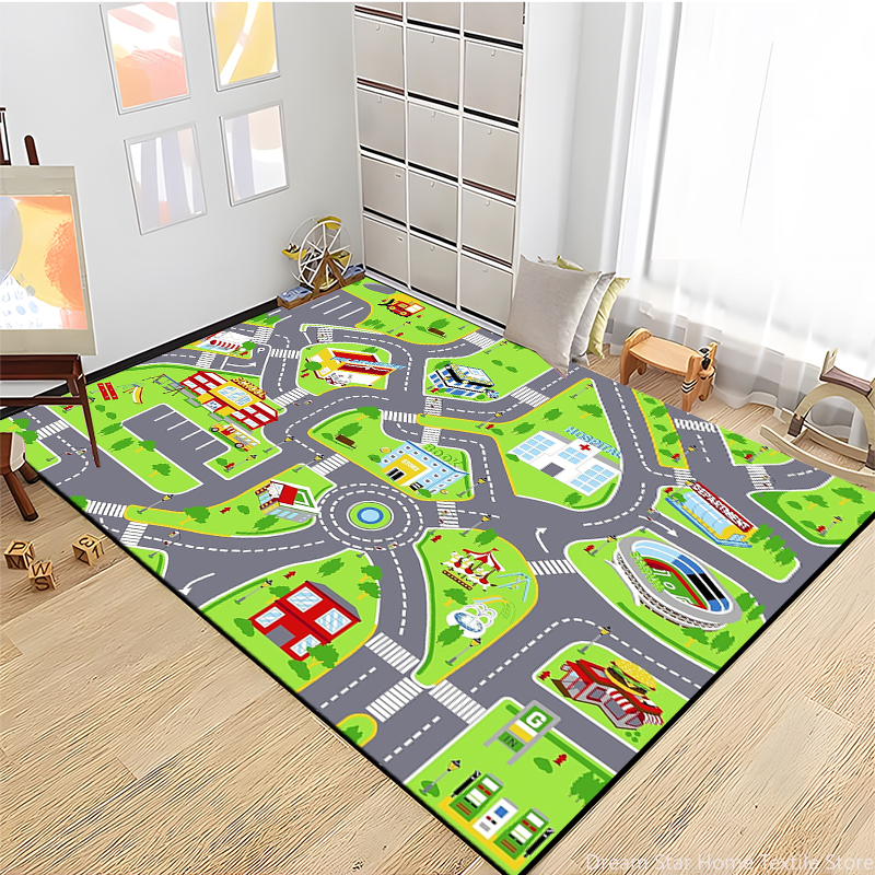 Kids Road Traffic Carpet Carto - Baby Nursery Carpet recensione e prezzo
