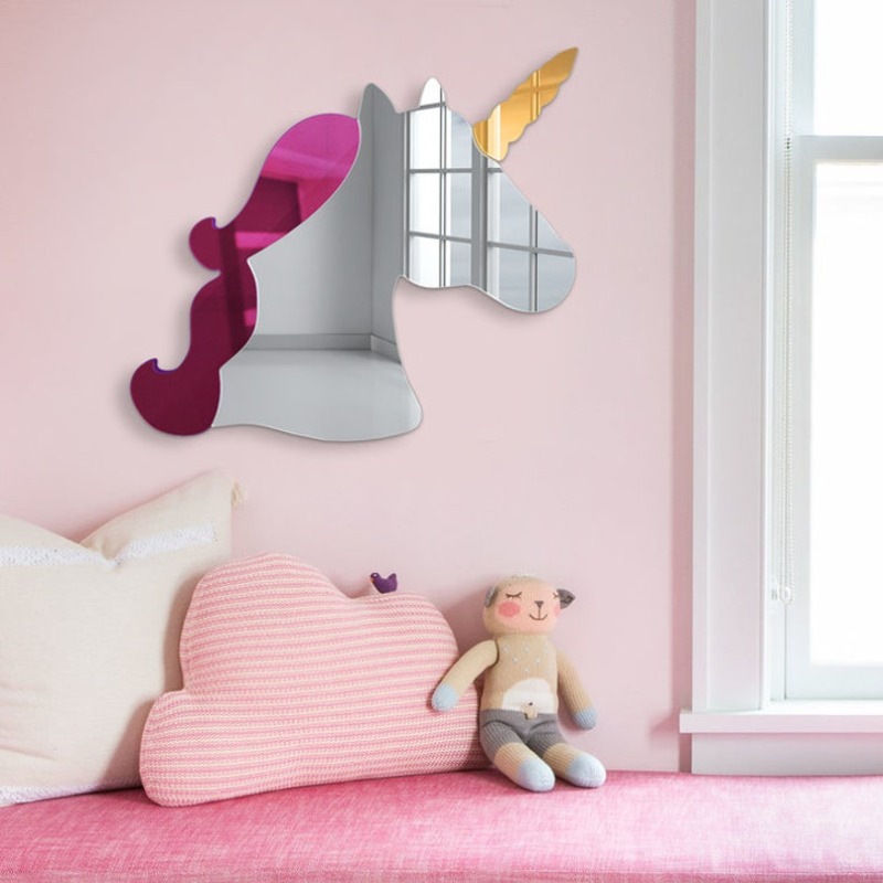 3D Acrylic Unicorn Wall Art Mi - Baby Nursery Themes Girl recensione e prezzo