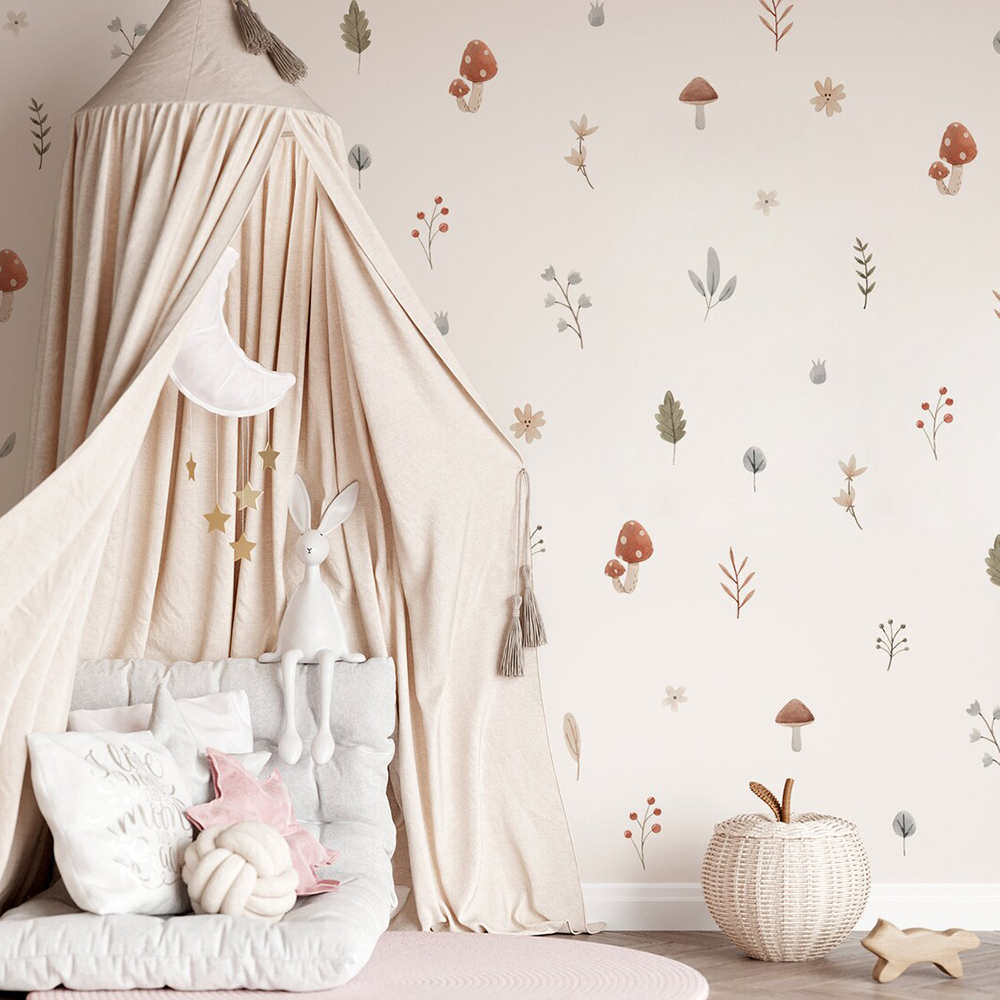 Boho Cartoon Mushroom Branch L - Baby Nursery Set Furniture recensione e prezzo
