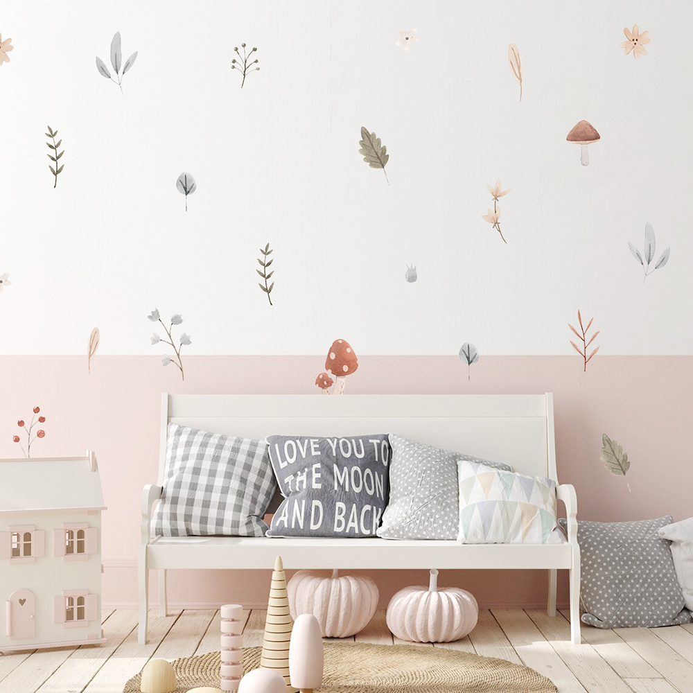 Boho Cartoon Mushroom Branch L - Baby Nursery Set Furniture recensione e prezzo