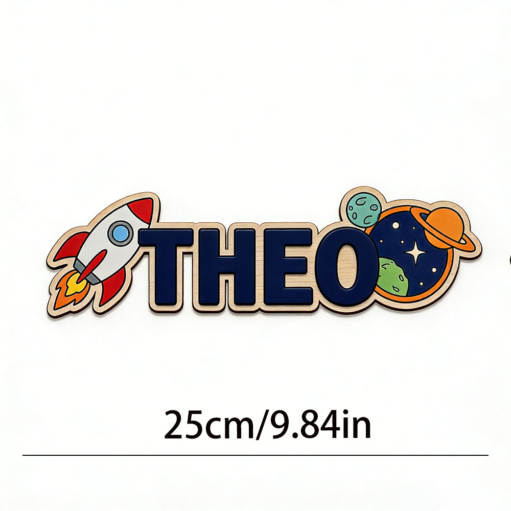 Personalized Space Rocket Name - Baby Nursery Usa recensione e prezzo