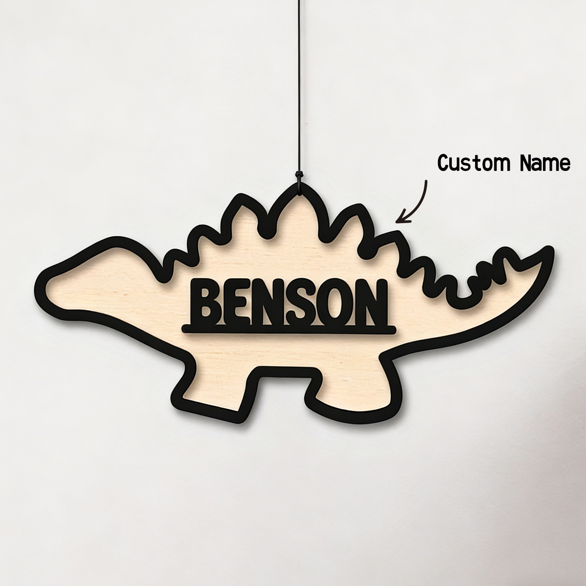 1Pc Cutom Dinosaur Wooden Acry - Baby Nursery Diy recensione e prezzo