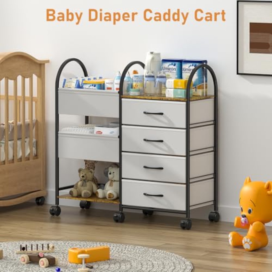 Baby Diaper Caddy Organizer Ca - Baby Nursery Storage recensione e prezzo