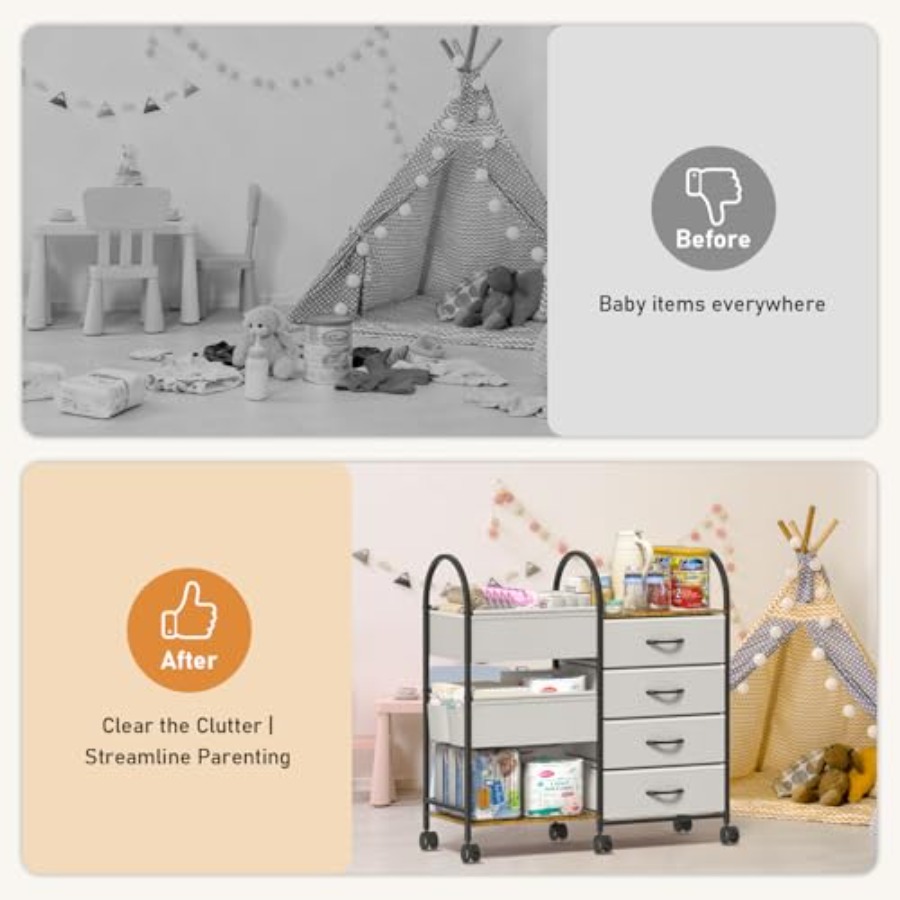 Baby Diaper Caddy Organizer Ca - Baby Nursery Storage recensione e prezzo