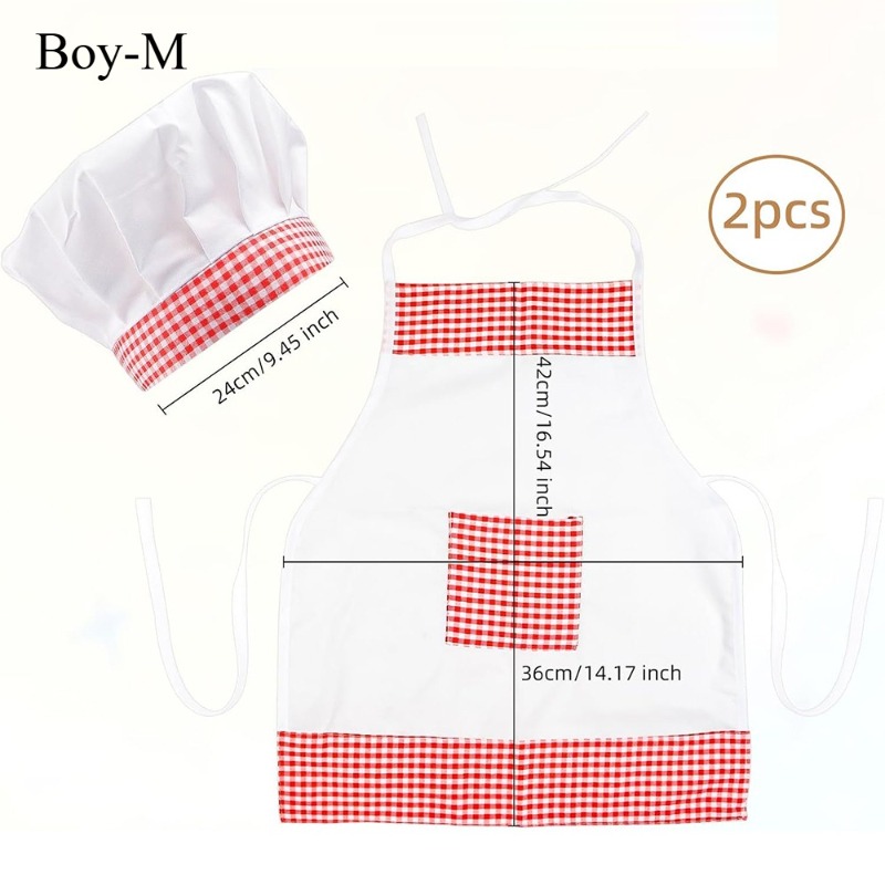 Red Gingham Baby Chef Costumes - Baby Nursery Set recensione e prezzo