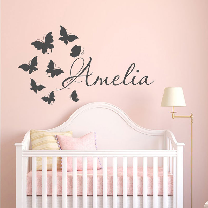 Personalized Girls Name Cartoo - Baby Nursery Wallpaper Girl recensione e prezzo