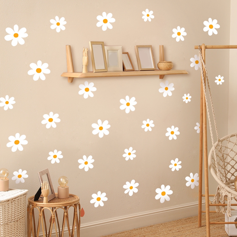 Boho Daisy Flowers Wall Sticke - Baby Nursery Diy recensione e prezzo