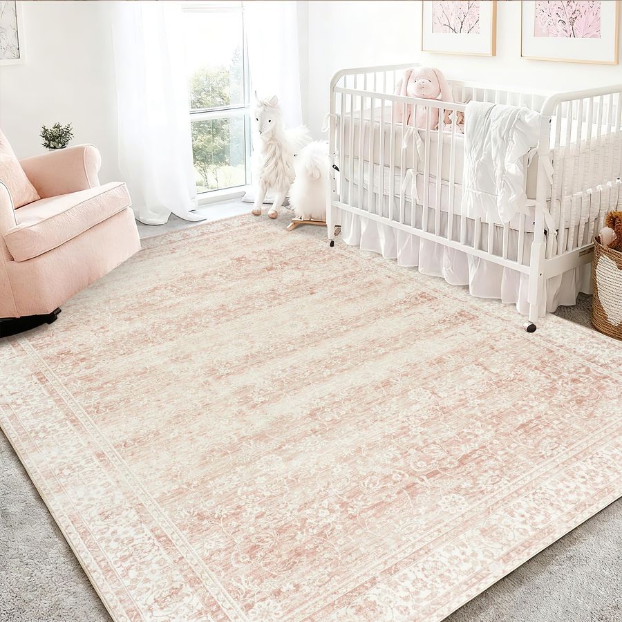 Nursery Rug for Baby Girl 5 x  - Baby Nursery Neutral recensione e prezzo