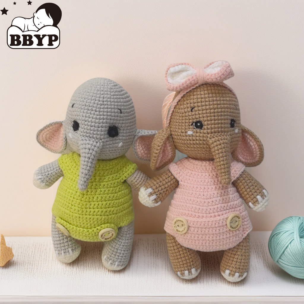 Handmade Crochet Elephant Coup - Baby Nursery Diy recensione e prezzo