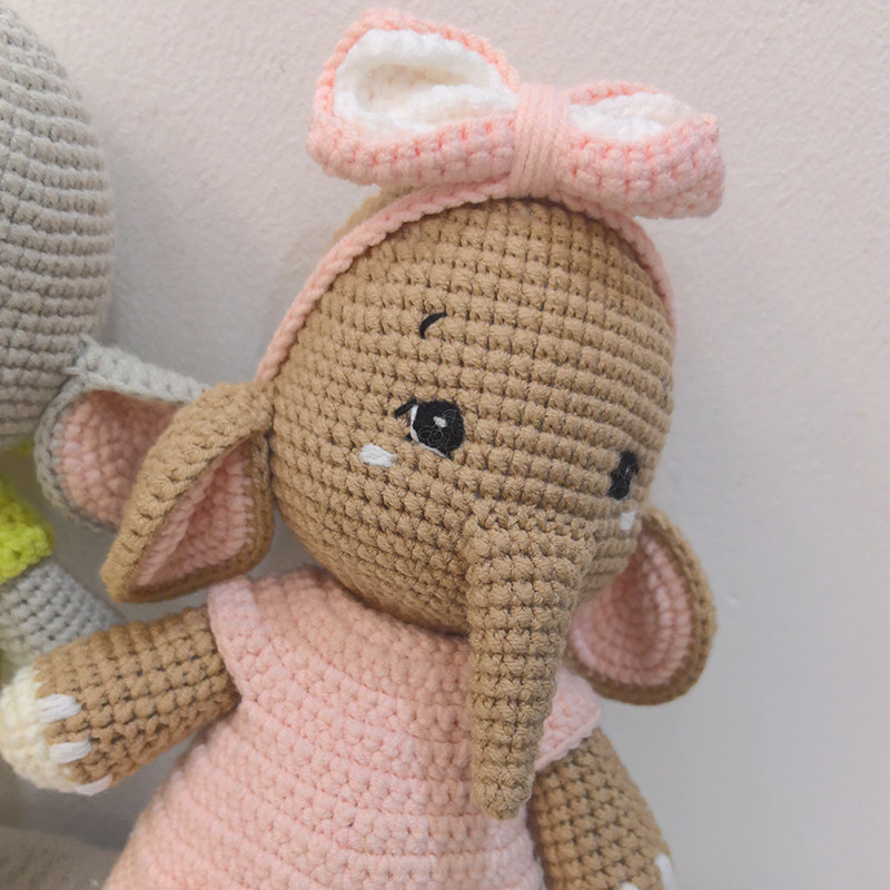 Handmade Crochet Elephant Coup - Baby Nursery Diy recensione e prezzo