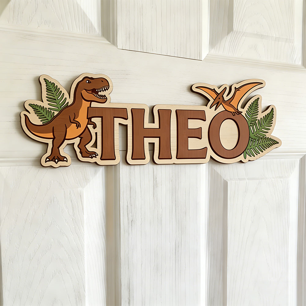 Personalized Dinosaur Name Sig - Baby Nursery Usa recensione e prezzo