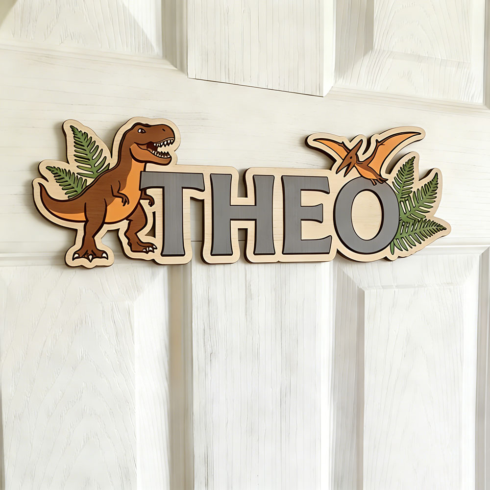 Personalized Dinosaur Name Sig - Baby Nursery Usa recensione e prezzo