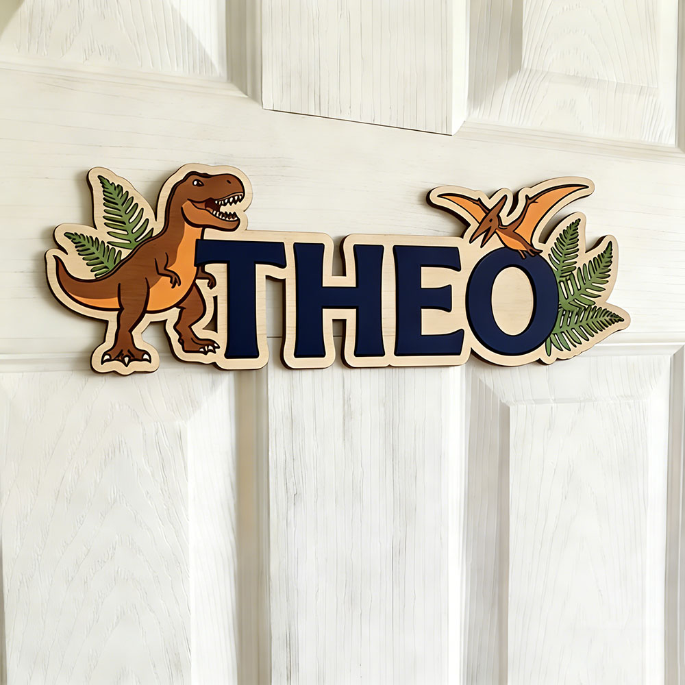 Personalized Dinosaur Name Sig - Baby Nursery Usa recensione e prezzo
