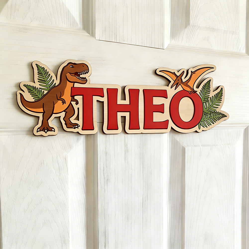 Personalized Dinosaur Name Sig - Baby Nursery Usa recensione e prezzo
