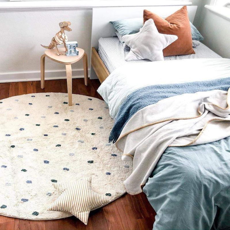 Dot Fluffy Carpet Living Room  - Baby Nursery Carpet recensione e prezzo