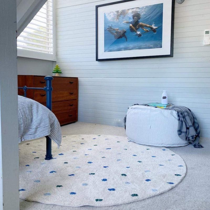 Dot Fluffy Carpet Living Room  - Baby Nursery Carpet recensione e prezzo