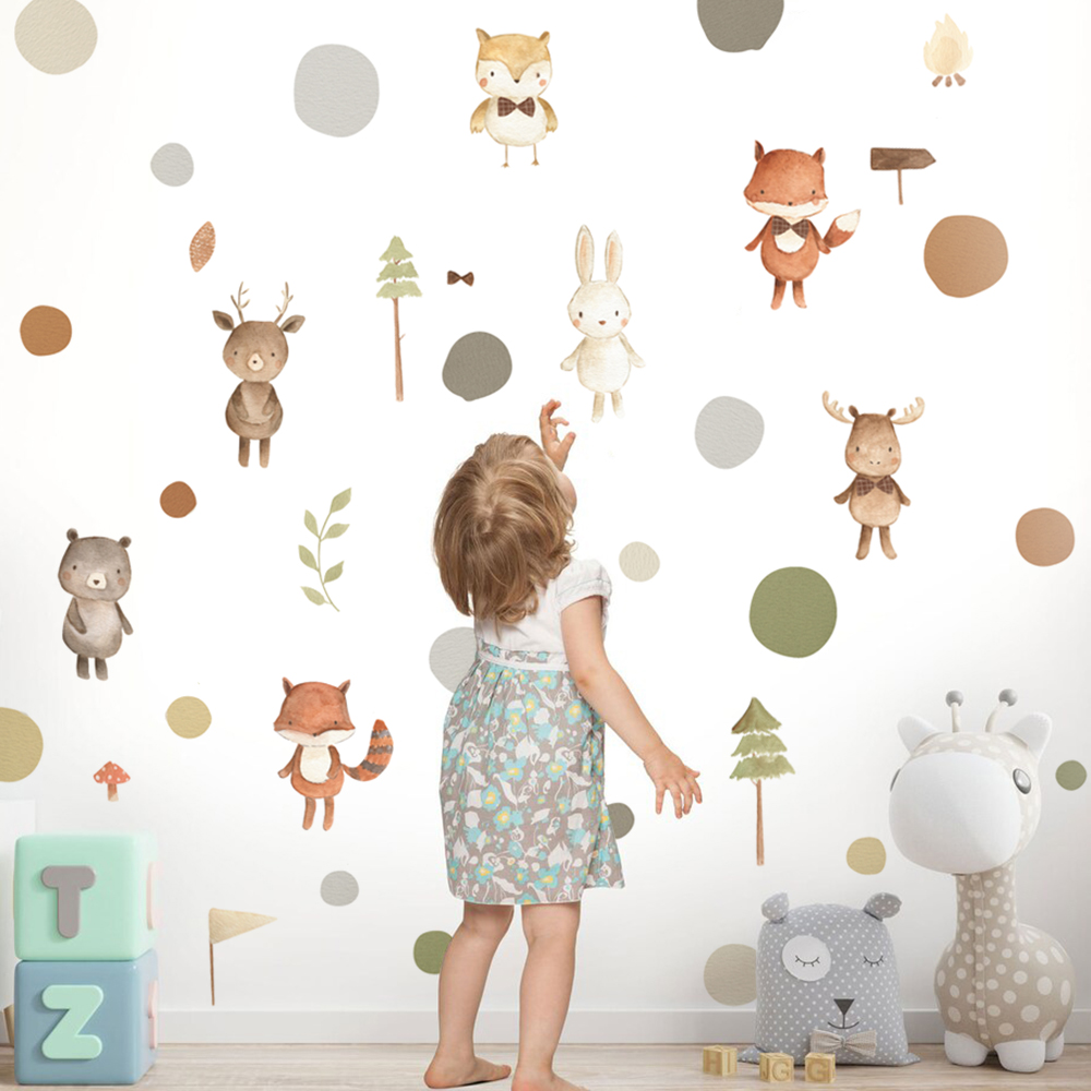 Cartoon Cute Fox Rabbit Animal - Baby Nursery Set Furniture recensione e prezzo