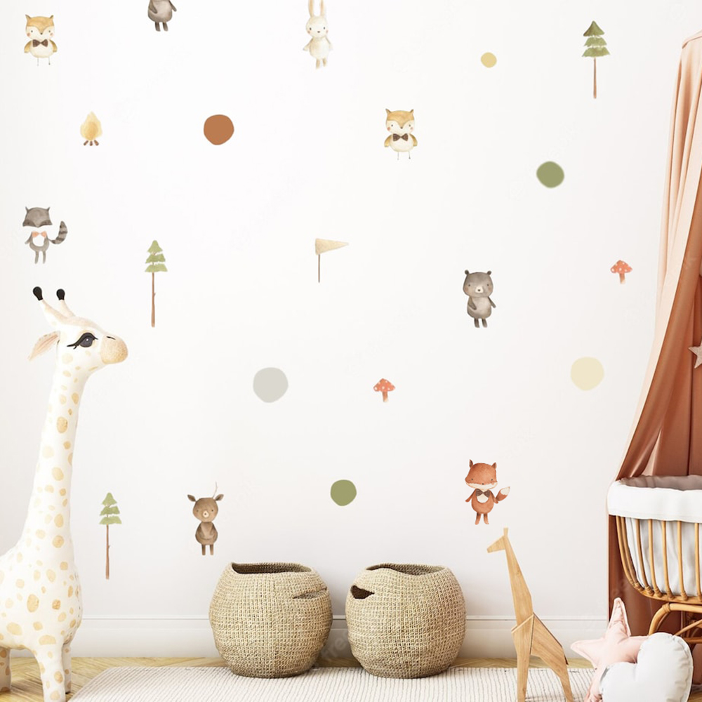 Cartoon Cute Fox Rabbit Animal - Baby Nursery Set Furniture recensione e prezzo