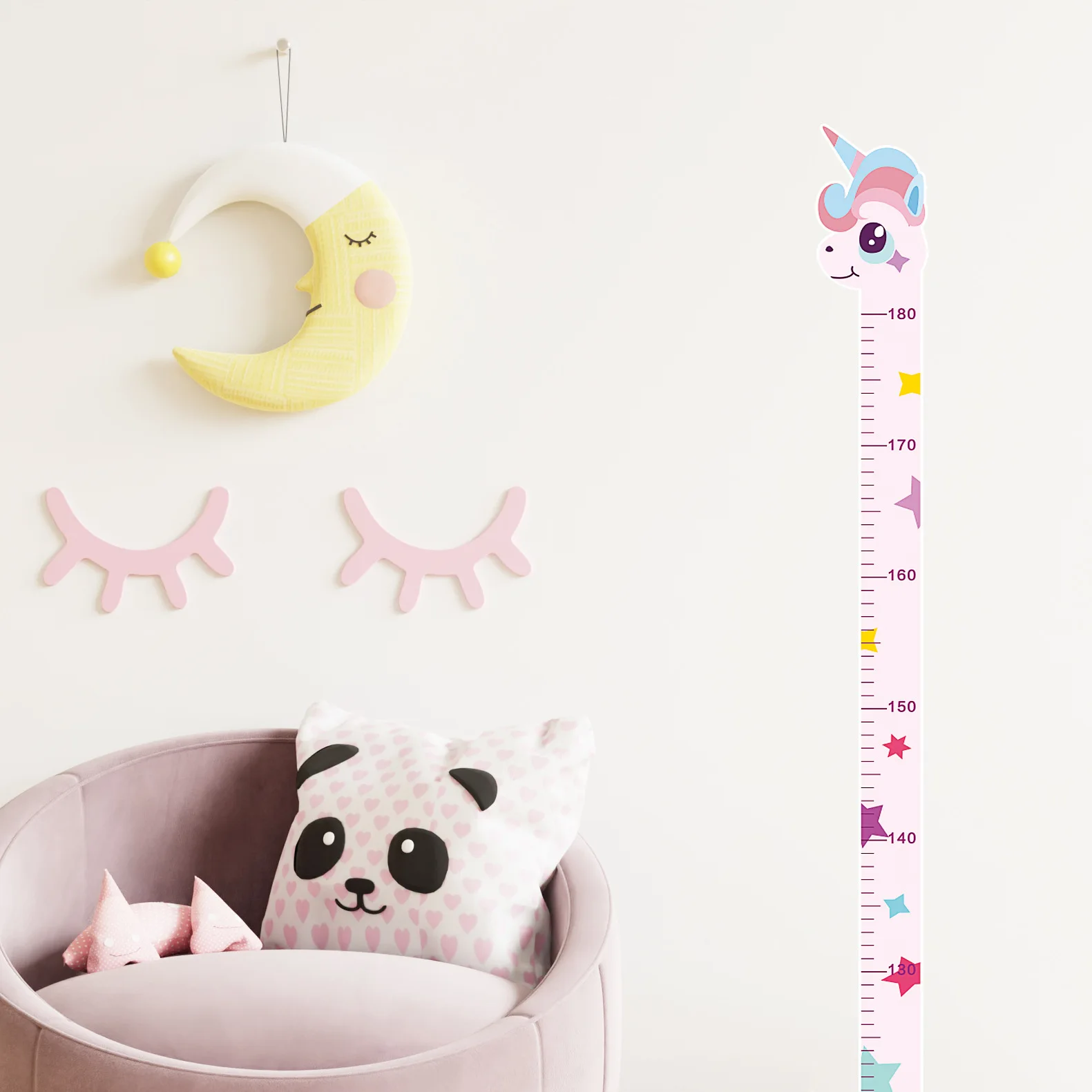 Cartoon Animals Baby Height Me - Baby Nursery Wallpaper recensione e prezzo