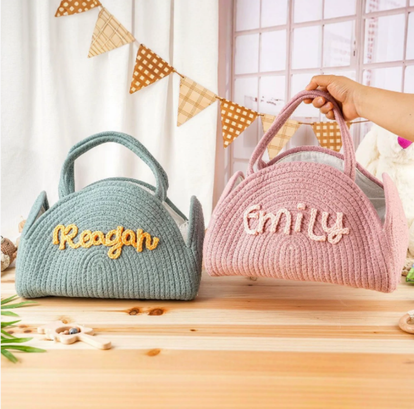 New Line Name Baby Cotton Rope - Storage Basket Fabric recensione e prezzo