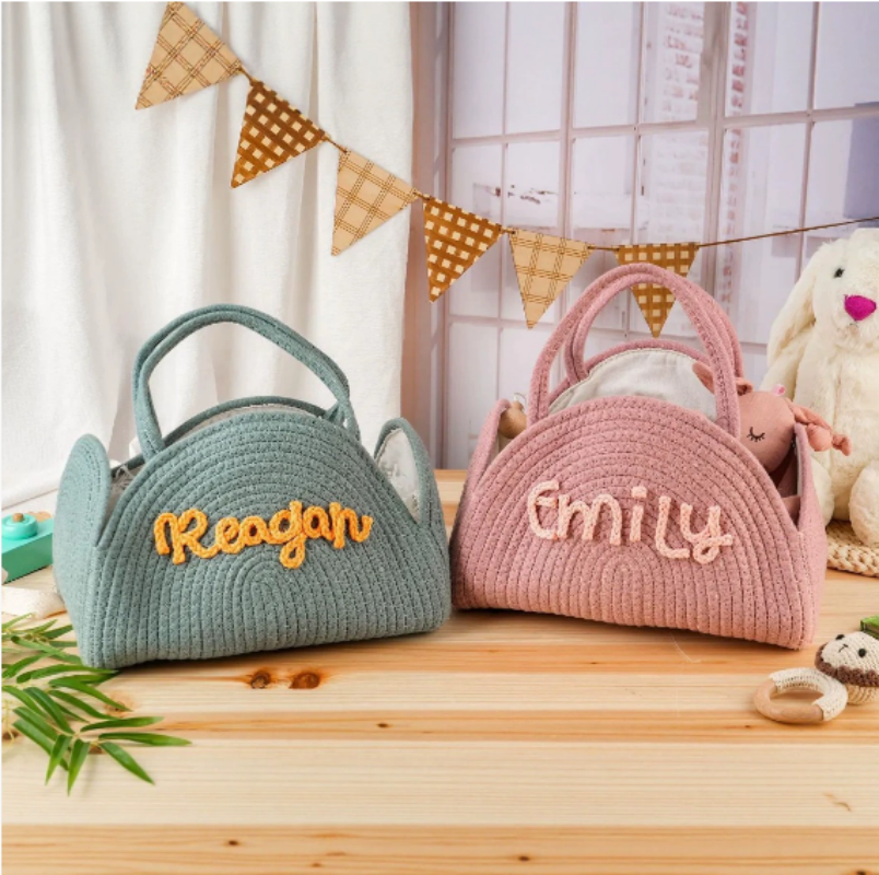 New Line Name Baby Cotton Rope - Storage Basket Fabric recensione e prezzo