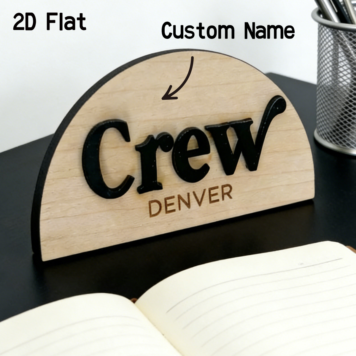 1Pc Cutom Crescent Wooden Acry - Baby Nursery Diy recensione e prezzo