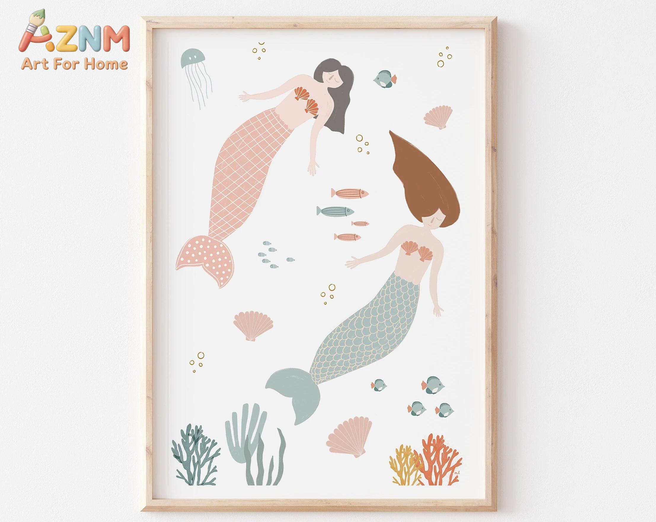 Boho Ocean Themed Pink Sea She - Baby Nursery Themes Girl recensione e prezzo