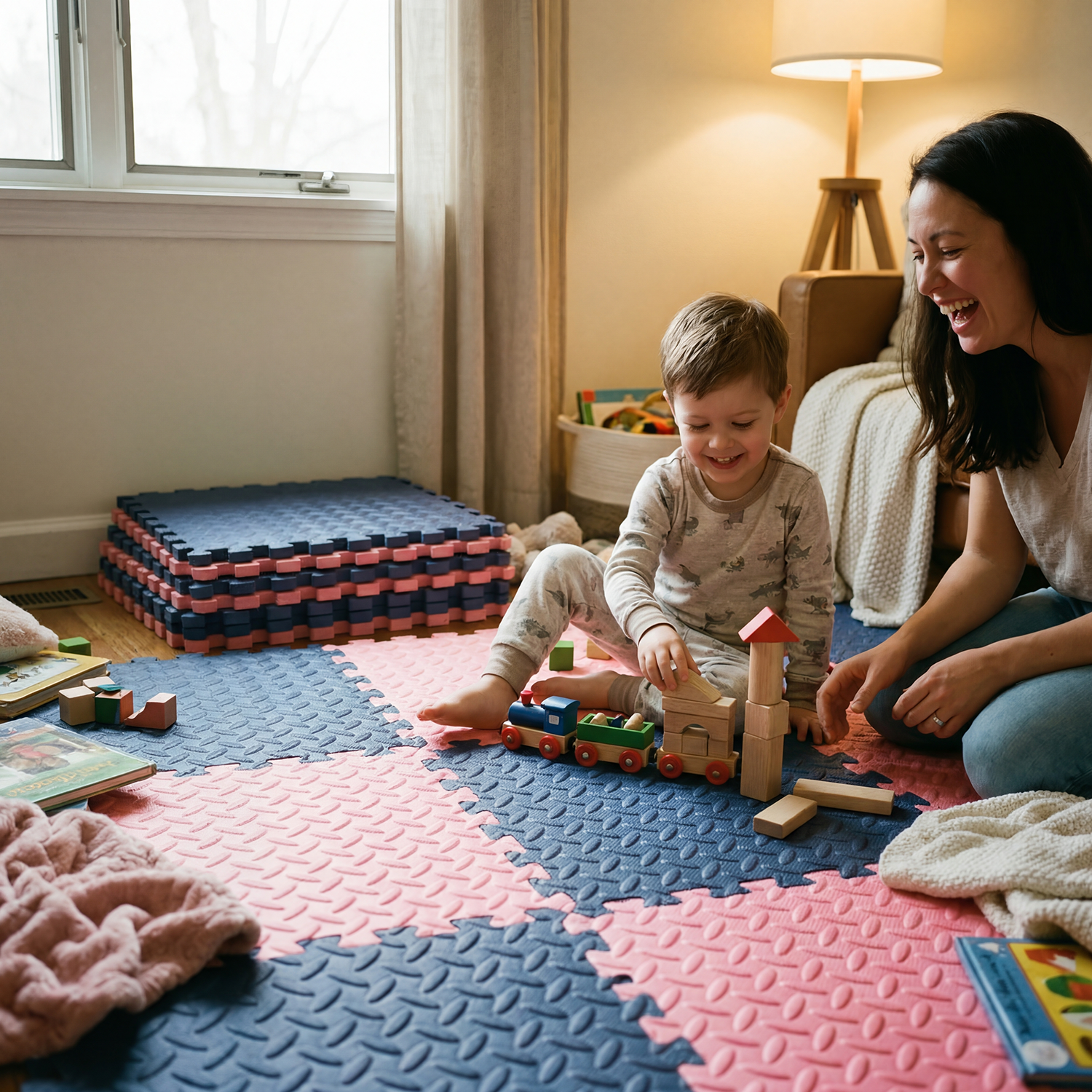 8Pcs 60x60cm Baby Play Mat 1cm - Baby Nursery Carpet recensione e prezzo