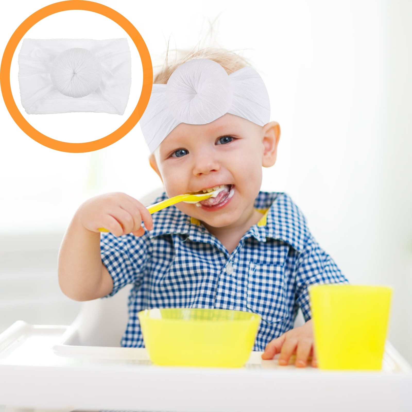 Donuts Headband Baby Knot Head - Baby Wrap Stretchy recensione e prezzo