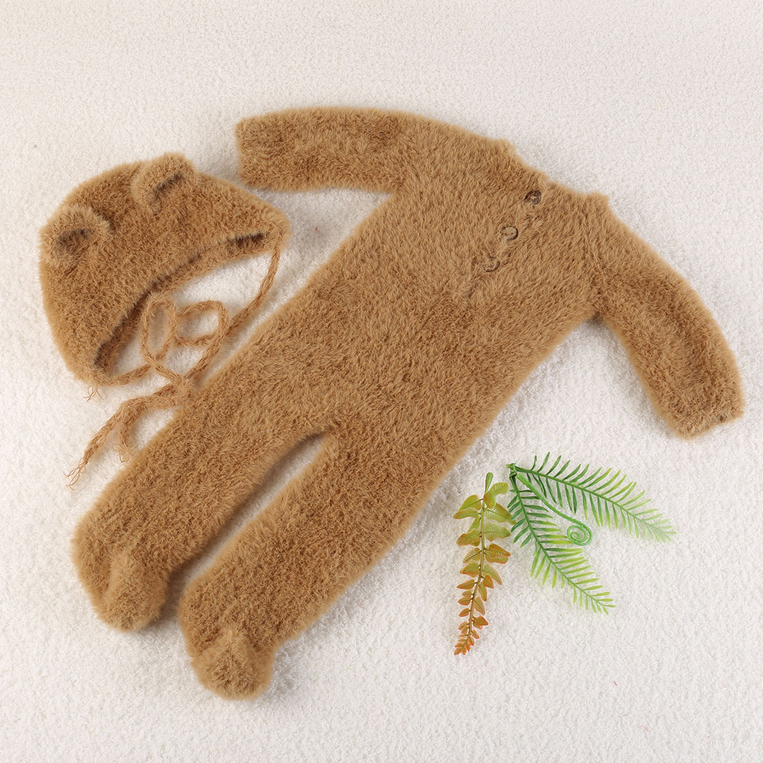 Vintage Knit Fluffy Teddy Bear - Baby Nursery Set recensione e prezzo