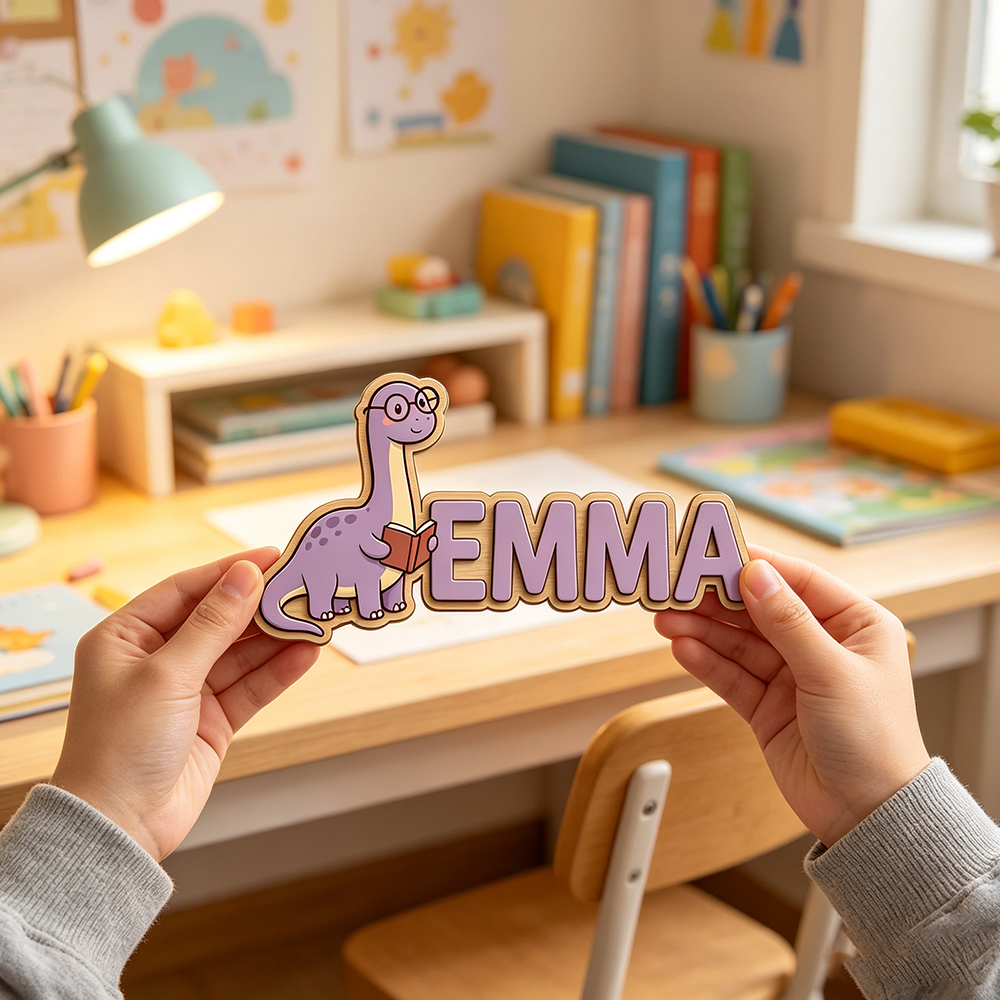 Whimsical Nerdy Dinosaur Custo - Baby Nursery Usa recensione e prezzo