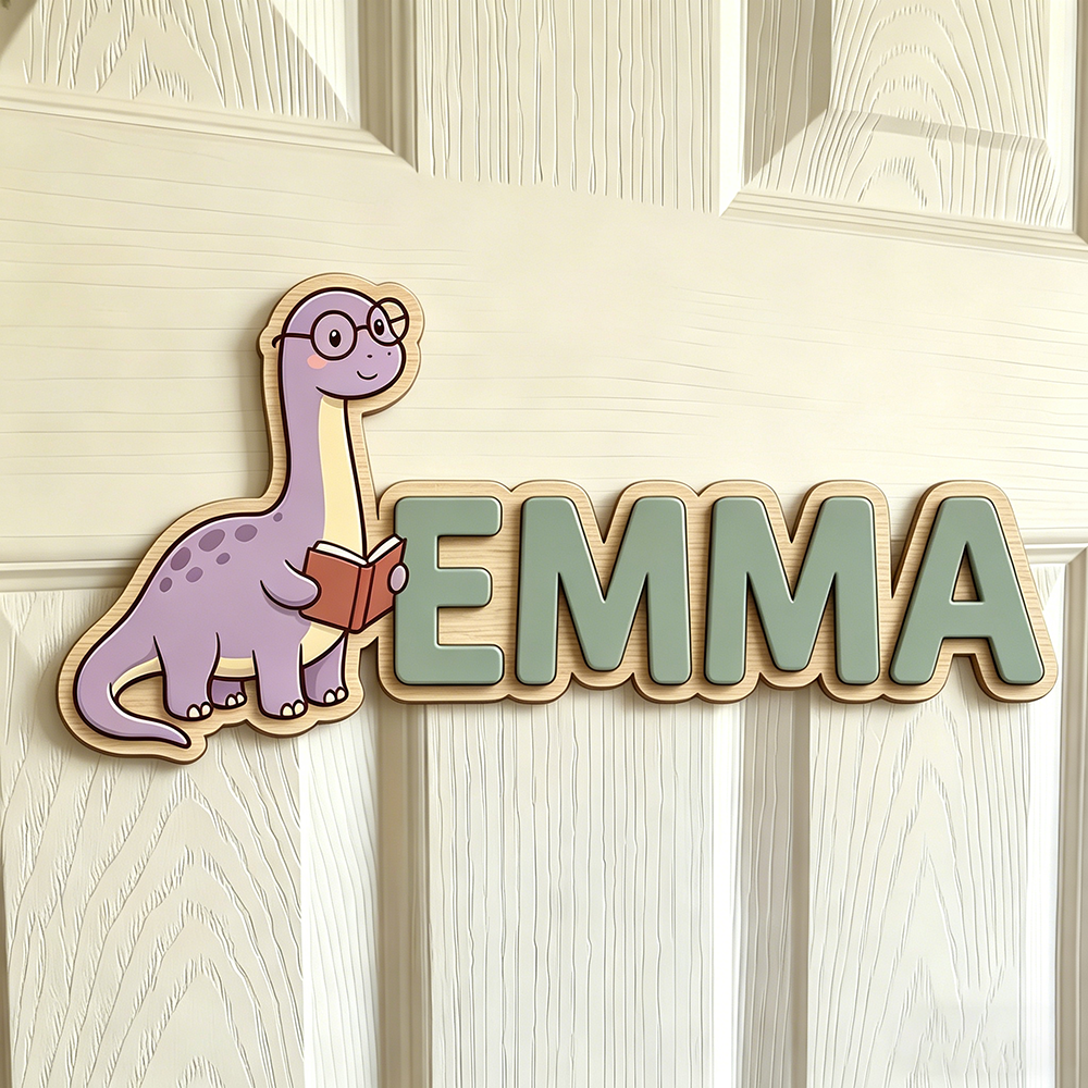 Whimsical Nerdy Dinosaur Custo - Baby Nursery Usa recensione e prezzo