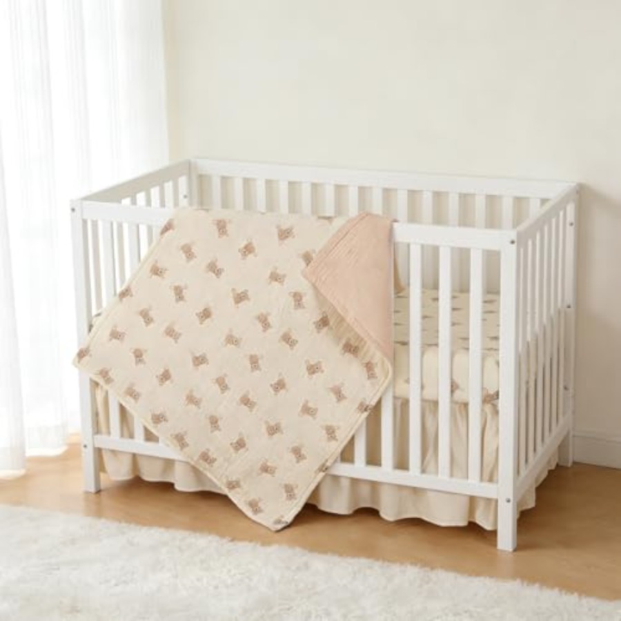 Organic Cotton Muslin Baby Cri - Baby Nursery Bedding recensione e prezzo