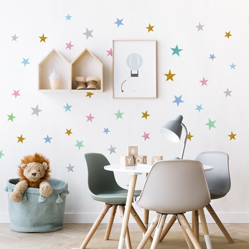 Stars Wall Sticker For Kids Ro - Baby Nursery Wallpaper recensione e prezzo