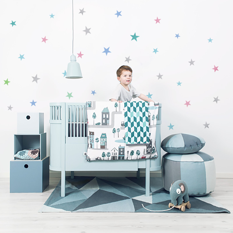 Stars Wall Sticker For Kids Ro - Baby Nursery Wallpaper recensione e prezzo