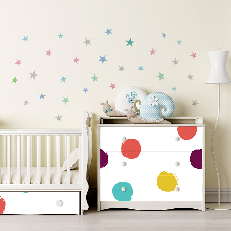 Stars Wall Sticker For Kids Ro - Baby Nursery Wallpaper recensione e prezzo
