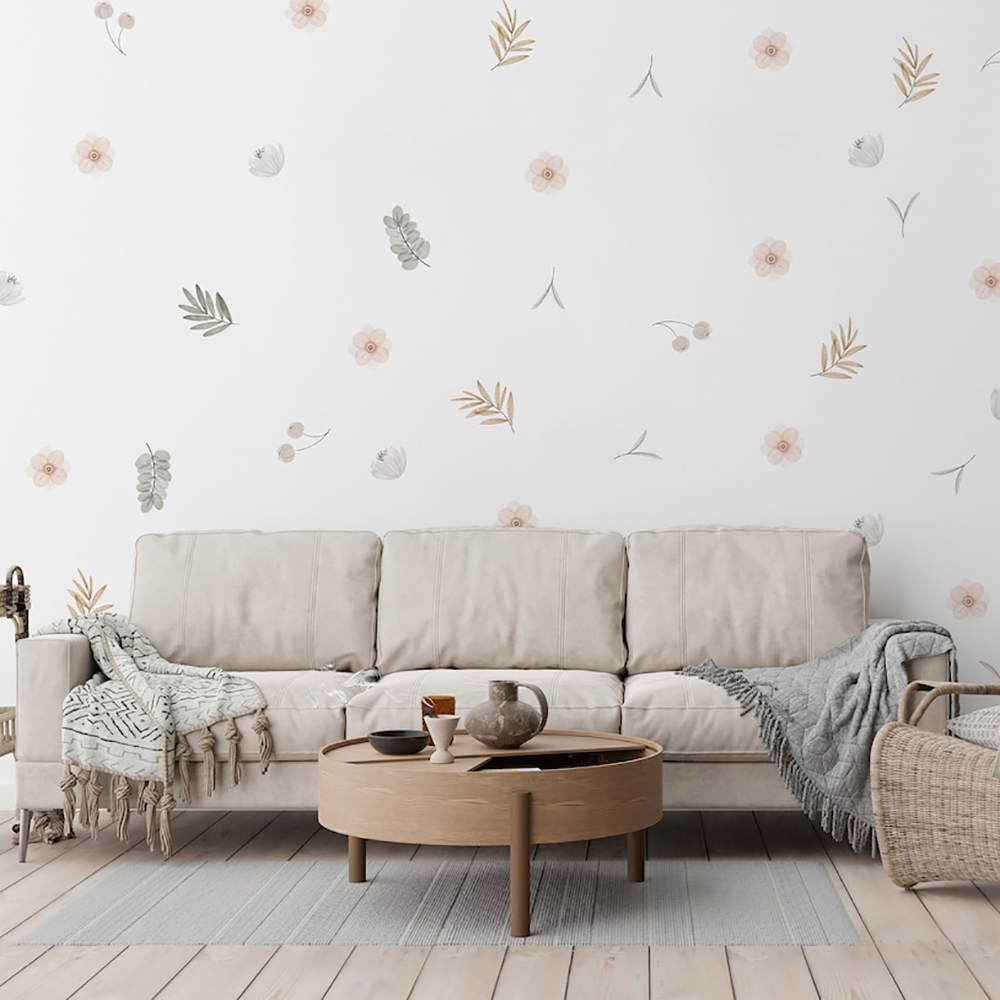 Boho Leaves Botanical DIY Wall - Baby Nursery Diy recensione e prezzo