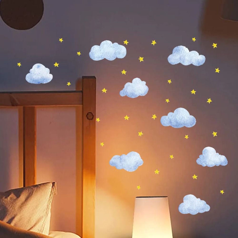 Glow in the Dark Cloud Star Wa - Baby Nursery Set Furniture recensione e prezzo