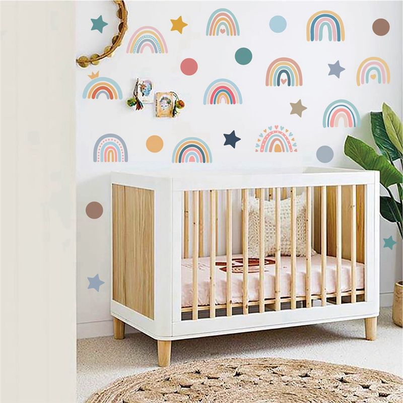 A44Z-Boho Rainbow Wall Decals  - Baby Nursery Wallpaper Girl recensione e prezzo