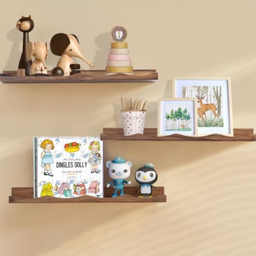 Floating Bookshelf for Floatin - Baby Nursery Floating Shelves recensione e prezzo