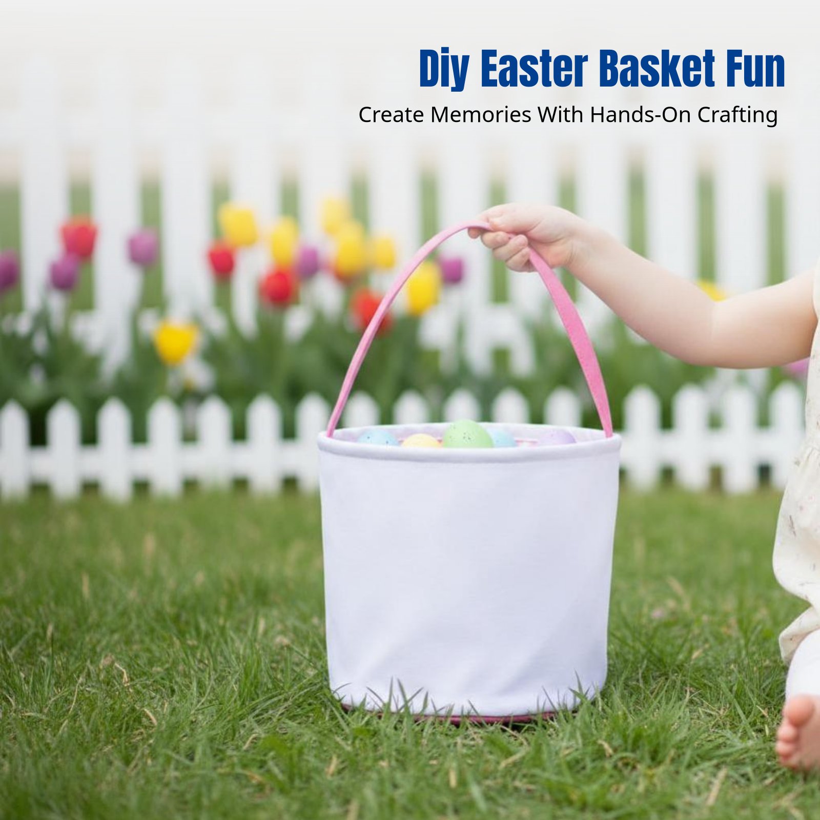 Sublimation Canvas Easter Bask - Storage Basket Fabric recensione e prezzo