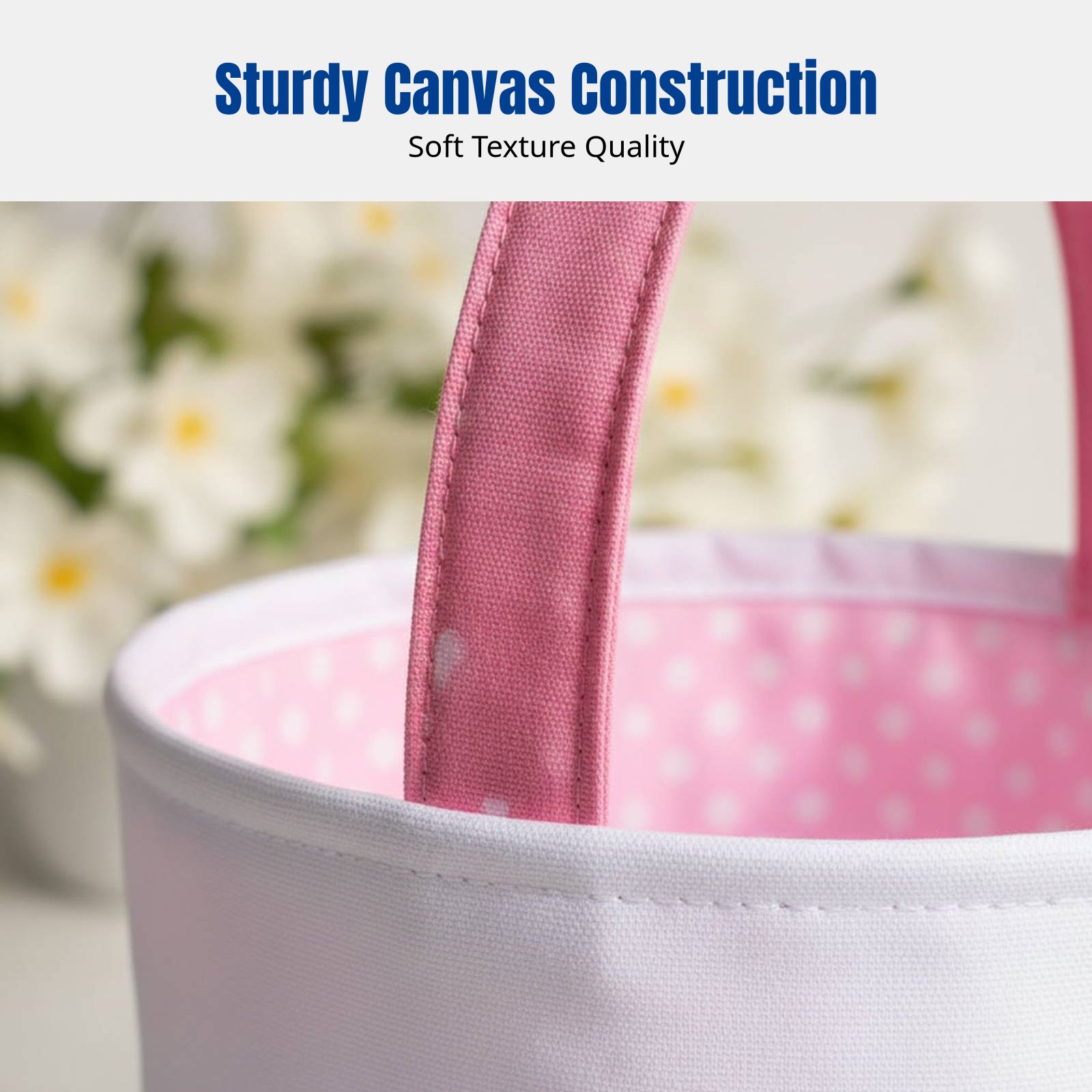 Sublimation Canvas Easter Bask - Storage Basket Fabric recensione e prezzo