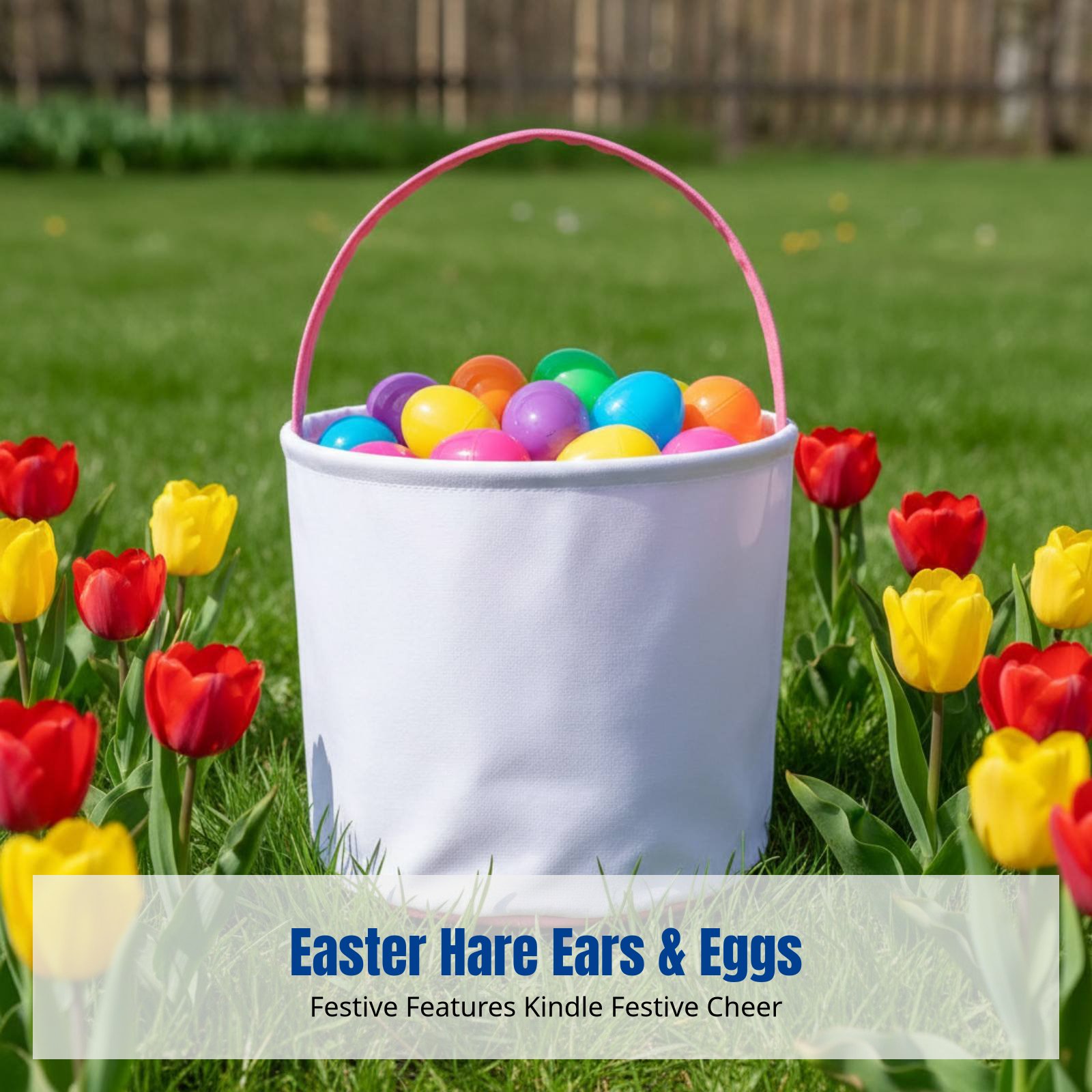 Sublimation Canvas Easter Bask - Storage Basket Fabric recensione e prezzo