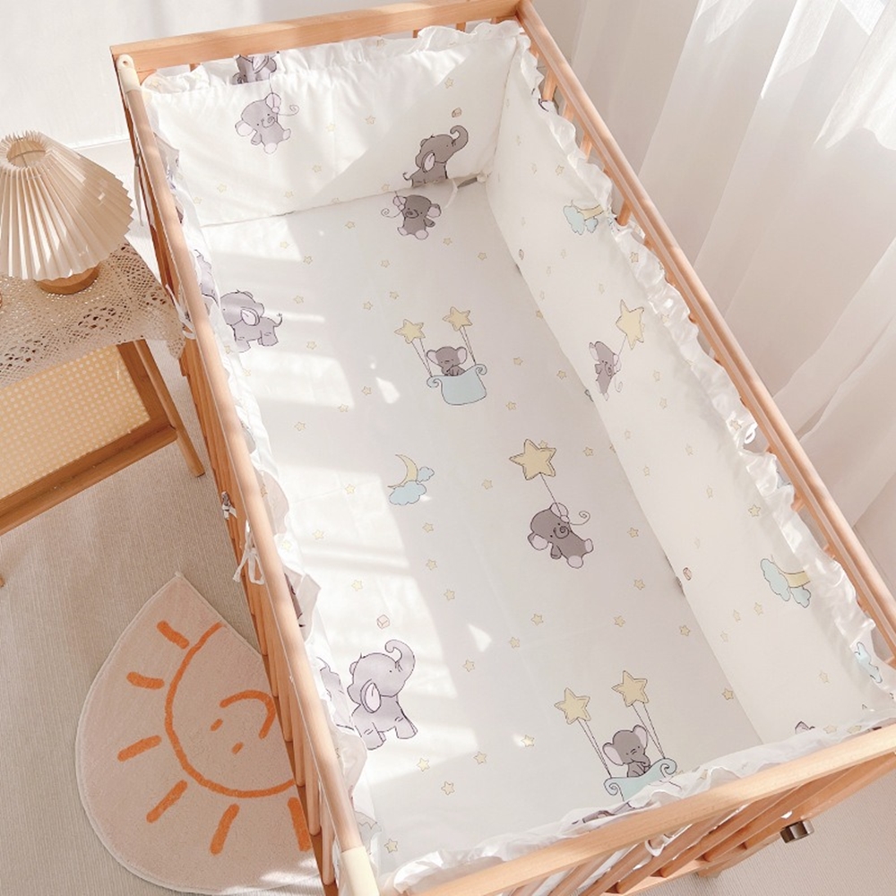 5Pcs Crib Bedding Set Girl Bab - Baby Nursery Bedding recensione e prezzo