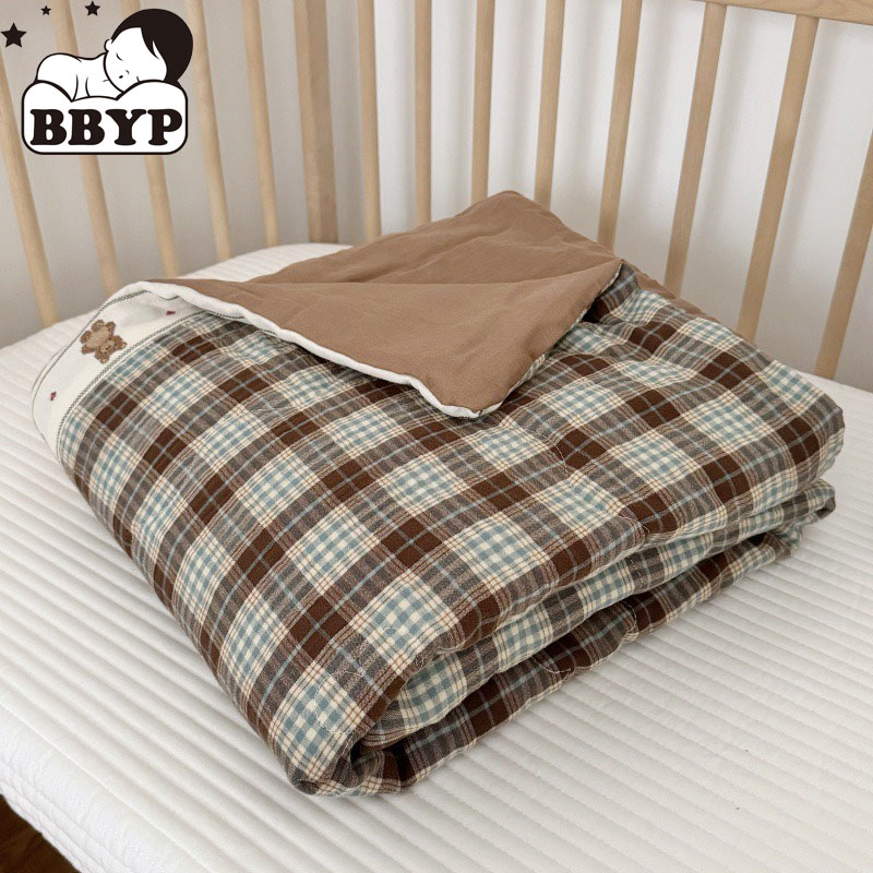 Breathable Grid Linen Quilt fo - Baby Nursery Bedding recensione e prezzo