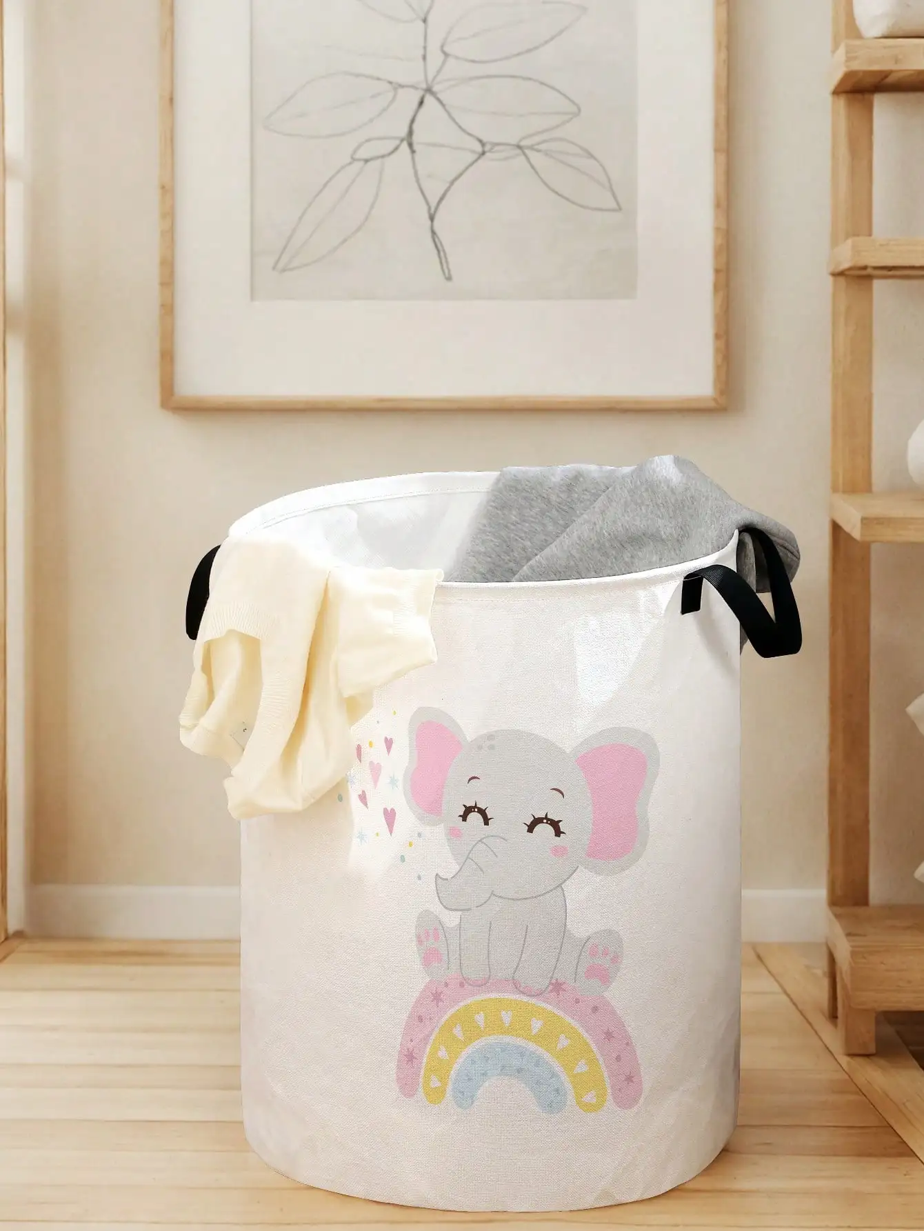1pc Cute Elephant Pattern Fold - Baby Nursery Storage recensione e prezzo