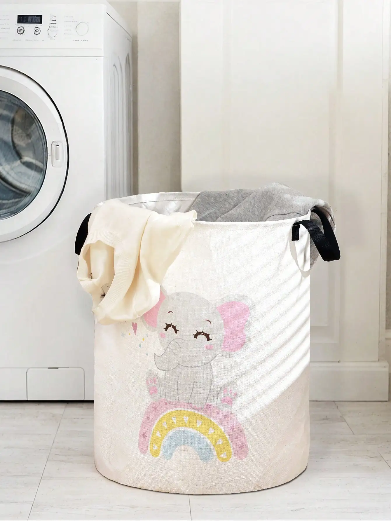 1pc Cute Elephant Pattern Fold - Baby Nursery Storage recensione e prezzo